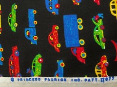 Cotton Quilt Fabric Toys Cars Princess Fabric INC. by 1/2 Yard