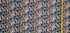 ATTACK ON TITAN COLLAGE ANIME 1 YARD FABRIC ( 36″ X 58″ ) BRAND NEW