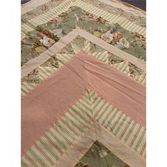 Cottage chic quilt top | unfinished quilt top