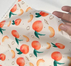 Peachcrush Waterproof PU Coated Polyester Fabric 150x90cm Craft Sewing Material