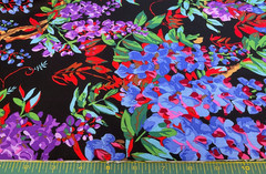 FREE SPIRIT – KAFFE FASSETT COLLECTIVE – AUG 2020 #PWPJ102-BLACK- WISTERIA- BTY