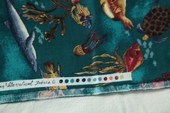 5Y+ x 44″ Vintage Wild Life Scenics Hoffman Fabric Ocean Beach Tropical Fish