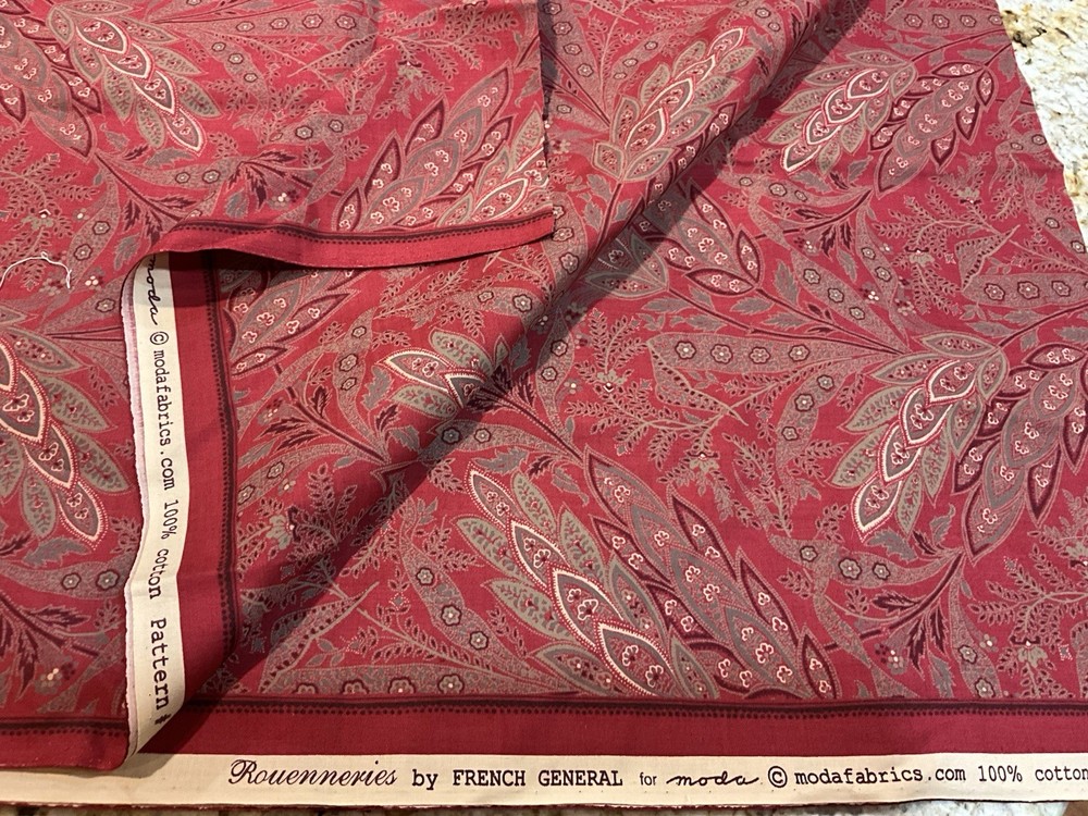 French General Favourites Moda Fabrics 3 Yards #13522-23
