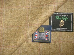 Reid & Taylor WOOL (Woollen) & LINEN JACKETING FABRIC MADE IN SCOTLAND = 2.0 m.