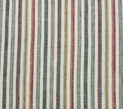 BALLARD DESIGN COLLISTER MULTI HERRINGBONE STRIPE WOVEN FABRIC 1.5 YARDS 54″W