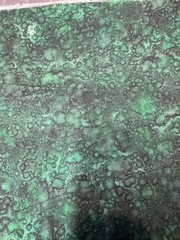 Green Splotchy different both sides 1 yard 100% Cotton Fabric Free Ship SBB2