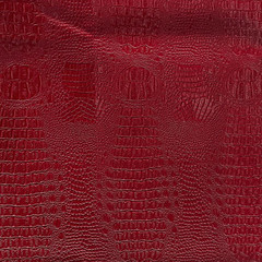 Crocodile Pattern Faux Leather Fabric 36″X54″ Marine Vinyl Soft Alligator Skin S