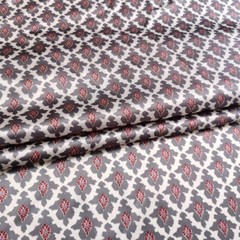 1 yard X 1.48 meter Ethnic Paisley Satin Fabric Soft Charmeuse Scarf Material
