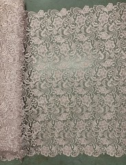 Maggie LIGHT MAUVE Guipure Venice Heavy Lace Fabric by the Yard – 10019