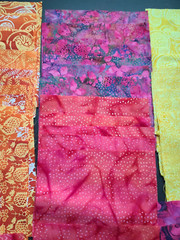 Batik Quilt Fabric 8.5″ x 8.5″ Squares Lot of 54