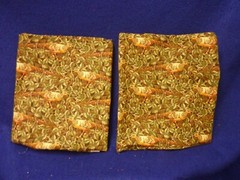 SPRINGS INDUSTRY PHEASANT HOLLOW FABRIC REMNANT 2 PIECES EACH 44” W X 39” L