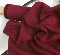 100% Natural Linen Fabric by the Yard Soft Washed Sewing Clothing Upholstery 58″
