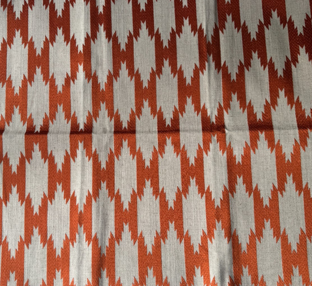 Clarke&Clarke Pemba Sunset Designer Fabric Remnant 24″x24″