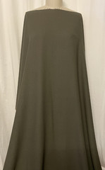 100% Scottish Wool High Twist Olive Green Fabric 2 Yards 23″ Long & 60″ Wide