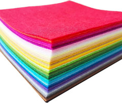 Felt Sheets, 40 Pcs 12 X 12 Inches (30 X 30Cm) 1Mm Thick Soft Felt Fabric Sheet,