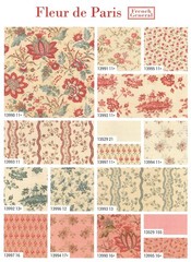 Fleur de Paris Moda Charm Pack 42 100% Cotton 5-inch Precut Cotton Squares