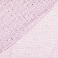 1M X 1.45M Voile Lilac Geometric Pattern Cotton Burda