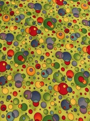Moda Flannel Fabric By Cheri L. Strole Bubbles Quilt 18”x 54”