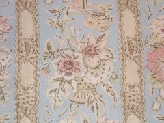 Laura Ashley, Springdale, Floral Stripe with Urns, BTY, Color Glacier Multi