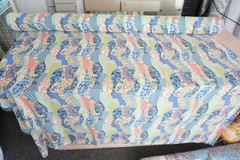Fabric Patchwork Spring collection Scarf boho floral hippie print 60″ BTY