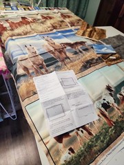 23×44 Panel KIT Quilt Wall Hanging Pillow Mustang horse Meadows 100 % cotton