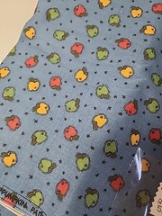 45″ X 5.6yd Pumpkin Patch Apple & Star Print Cotton Sewing Craft Quilting Fabric