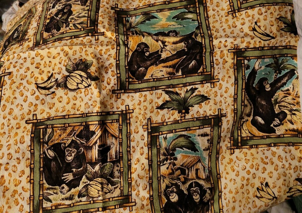 Michael Miller Fabrics LLC Cotton “Monkey Pics” Remington PATT # C-440