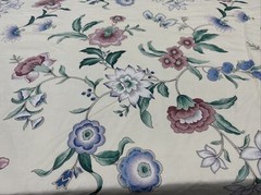 Atelier Originals 1984 Floral Pattern Fabric 4 Yards By 54” Wide A4