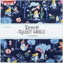 Riley Blake Designs DOWN THE RABBIT HOLE by Jill Howarth 10″ Stacker 42pc