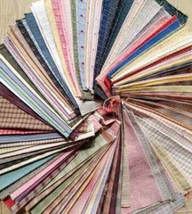 24*34cmYarn Dyed Japanese Sewing Cotton Fabric Craft Patchwork Quilting Material