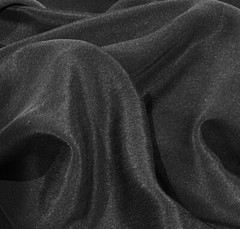 1.5 Yard Black 4poly 100% Silk Fabric 45” Width 1 Yard