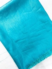 Iridescent Liquid Dupioni Fabric 58″ Wide Lightweight Material Aqua