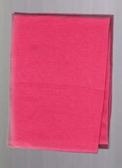 1 yard fabric ribbing pink 50% cotton 50% polyester 27″ wide