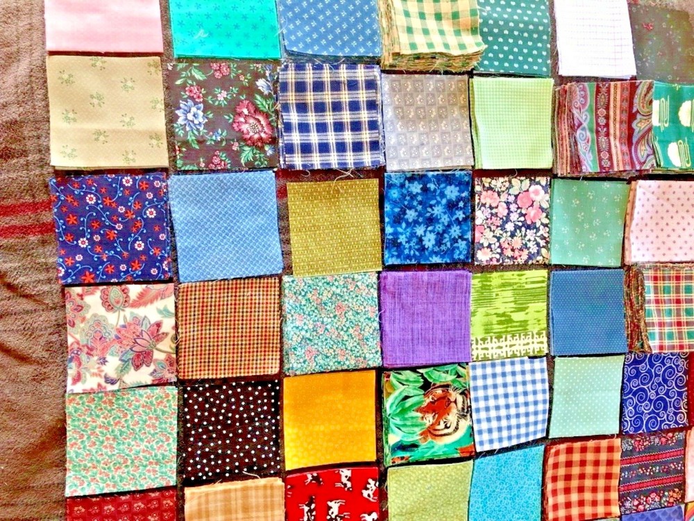 SALE Fabric Quilting Squares 50 or 100