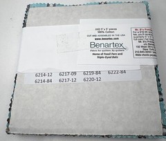 Benartex Op Art Reflections Charm Pack 5″x5″ 42 Pieces Cotton Quilting Fabric