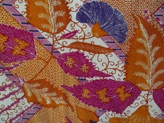 Pokok-Kelapa Indonesian Batik Sarong Fabric Cotton Tablecloth 40″ by 60″