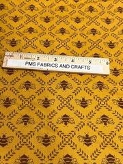 Moda Sun Drenched Bees on gold 100% cotton fabric by the yard 36 x 44 43204 12
