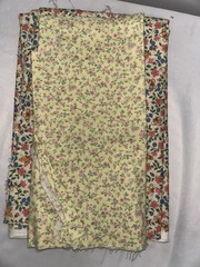 Large Lot Vintage Floral Fabric Pieces Scraps 3 Pounds Tiny Flowers 90’s