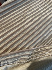 VTG Beacon Hill Silk Velvet & Velvet Stripe Combo REM. 97″x44″ $230-$248 retail