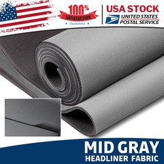 35″ × 60″ Knit Auto Headliner Fabric for Car/Truck/SUV/RV Boat Home Repair DIY