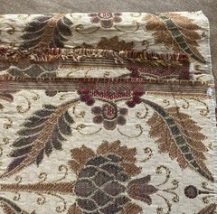 Damask Jacquard Fabric 76″ x 52″ Leaf Pineapple Print Tapestry Upholstery 2 Yds