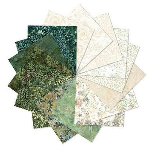 Spring 25 Batiks By Hoffman – Forest Fat Quarter Bundle #SP25BFQ-44