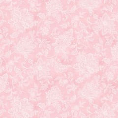 P&B TEXTILES – Yours Truly by P&B Textiles – Tonal Floral – Pink ,1/4 yard