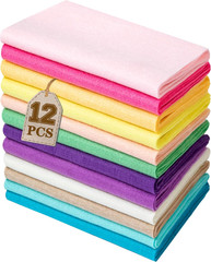 12 Rolls 8″X20″ 1.4Mm Thick Soft Felt Fabric Sheets – 12 Assorted Morandi Colors