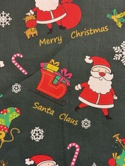 ChristmasCraft Fabric 19″ X 19″ 8 Pieces Different Color way / Pattern, Cotton