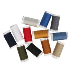 Gutermann Thread Set: Denim: 12 x 100m: Assorted Shades Multicoloured
