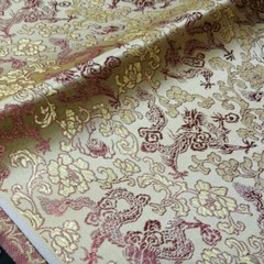 Oriental Chinese Fabric Dragon Brocade Kimono Hanfu Cheongsam Dress DIY