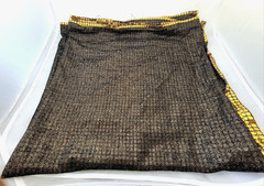Broadway Theatre remnant Silver Black Lame’ with Thousands of Sequences 72 X 36″