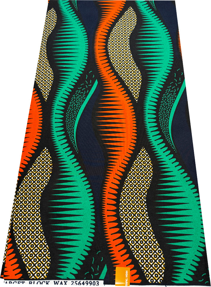 Polyester High Quality Design Wrapper -Green, Navy, Orange , Black , White
