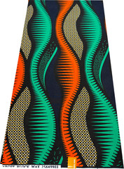 Polyester High Quality Design Wrapper -Green, Navy, Orange , Black , White